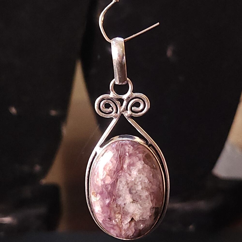 Amethyst Sterling Silver Pendant Necklace - Elegant Simplicity